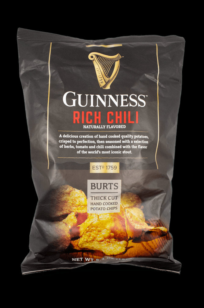 Burt's Guiness Rich Chili Crisps 150g