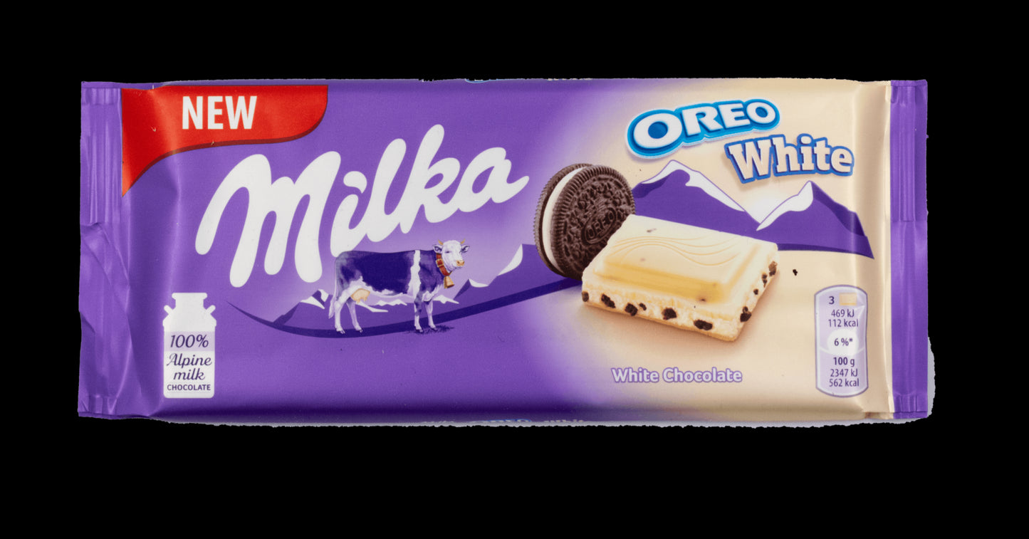 Milka Chocolate Bar - Oreo White 100g