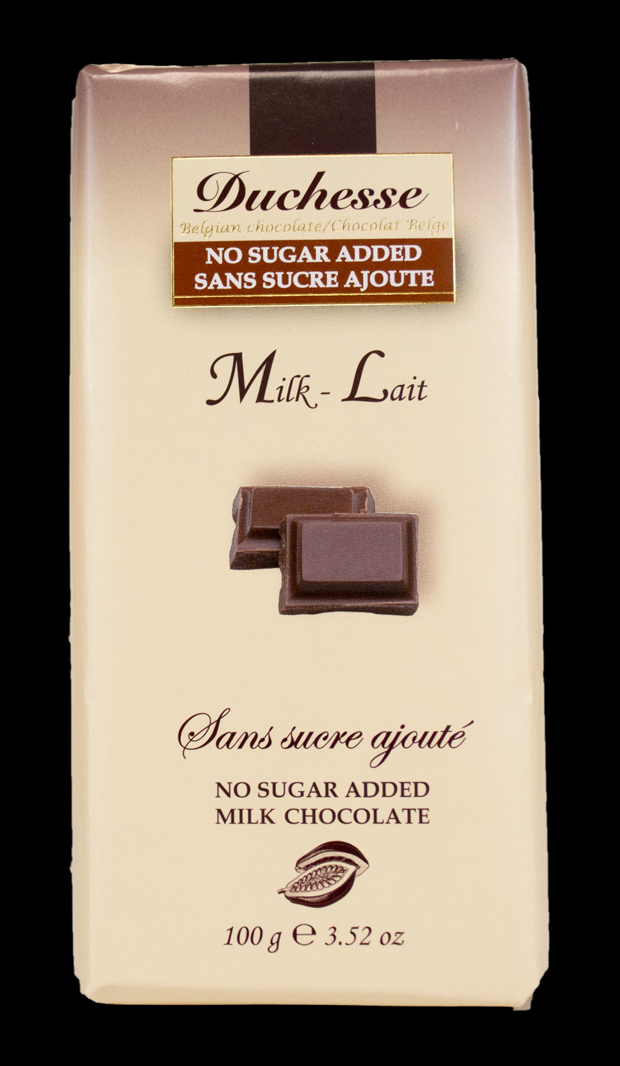Duchesse Sugar Free Milk Chocolate 100g