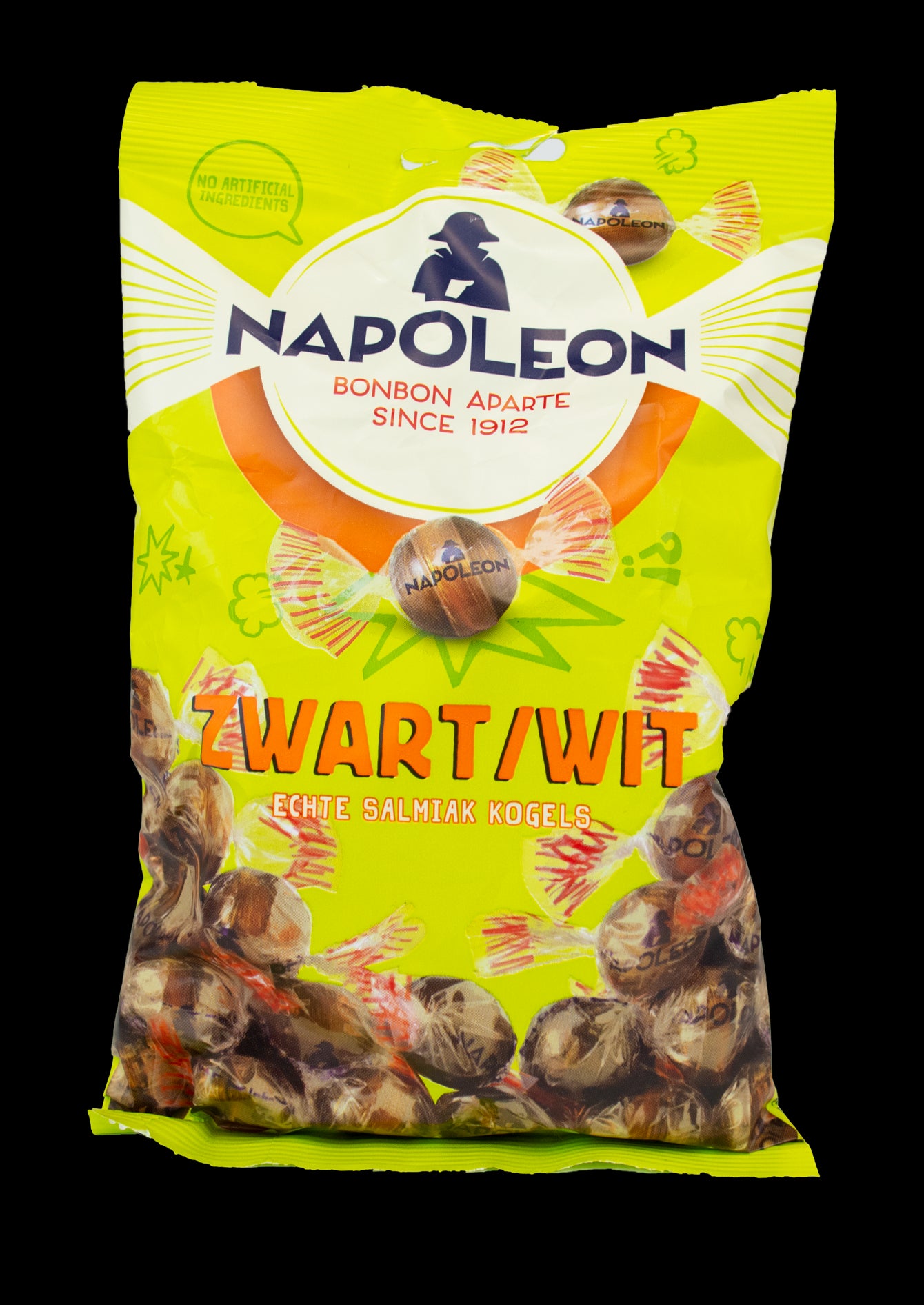 Napoleon Zwart Wit Kogels 225g