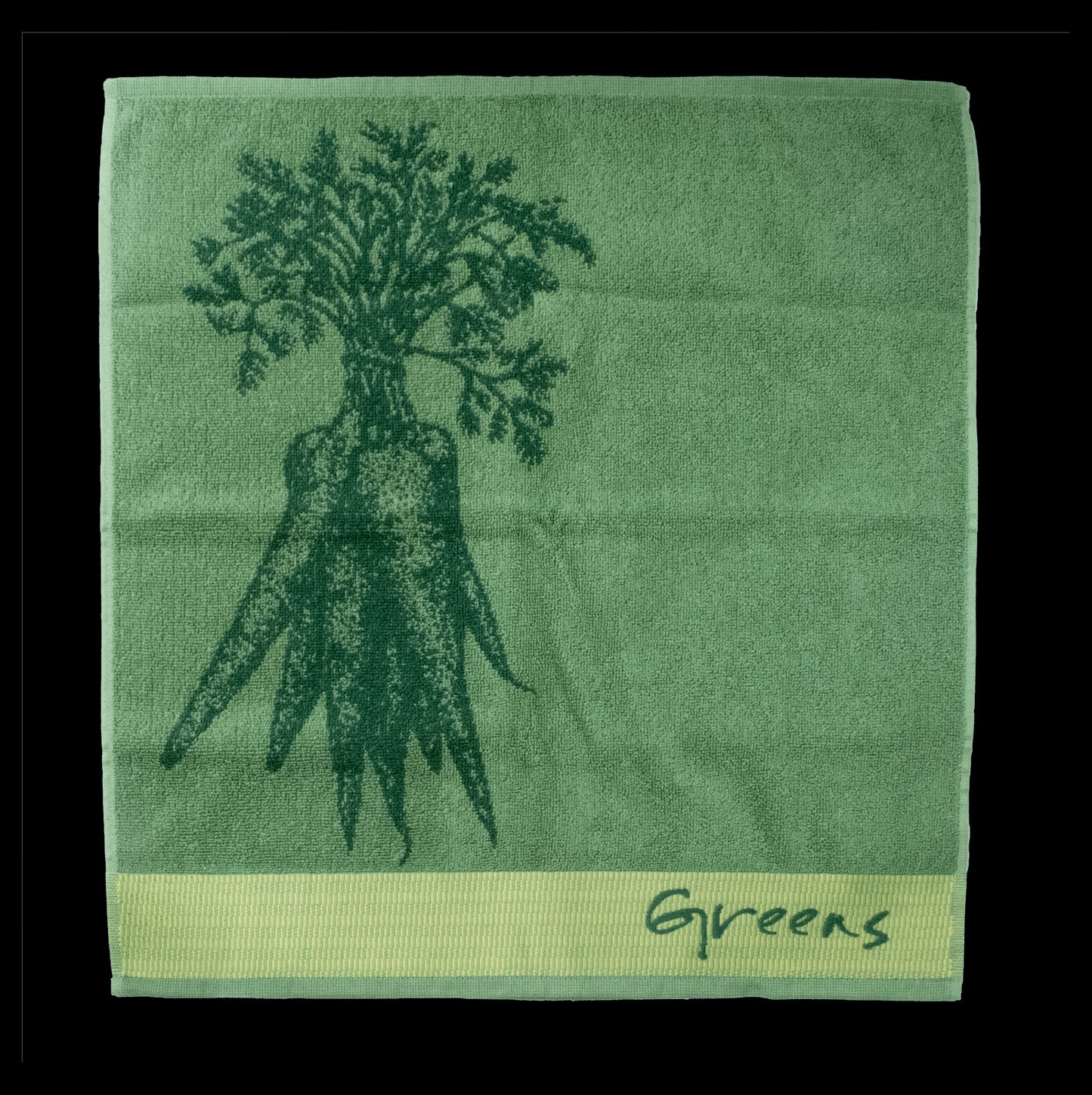 DDDDD Kitchen Towel - Greens Green