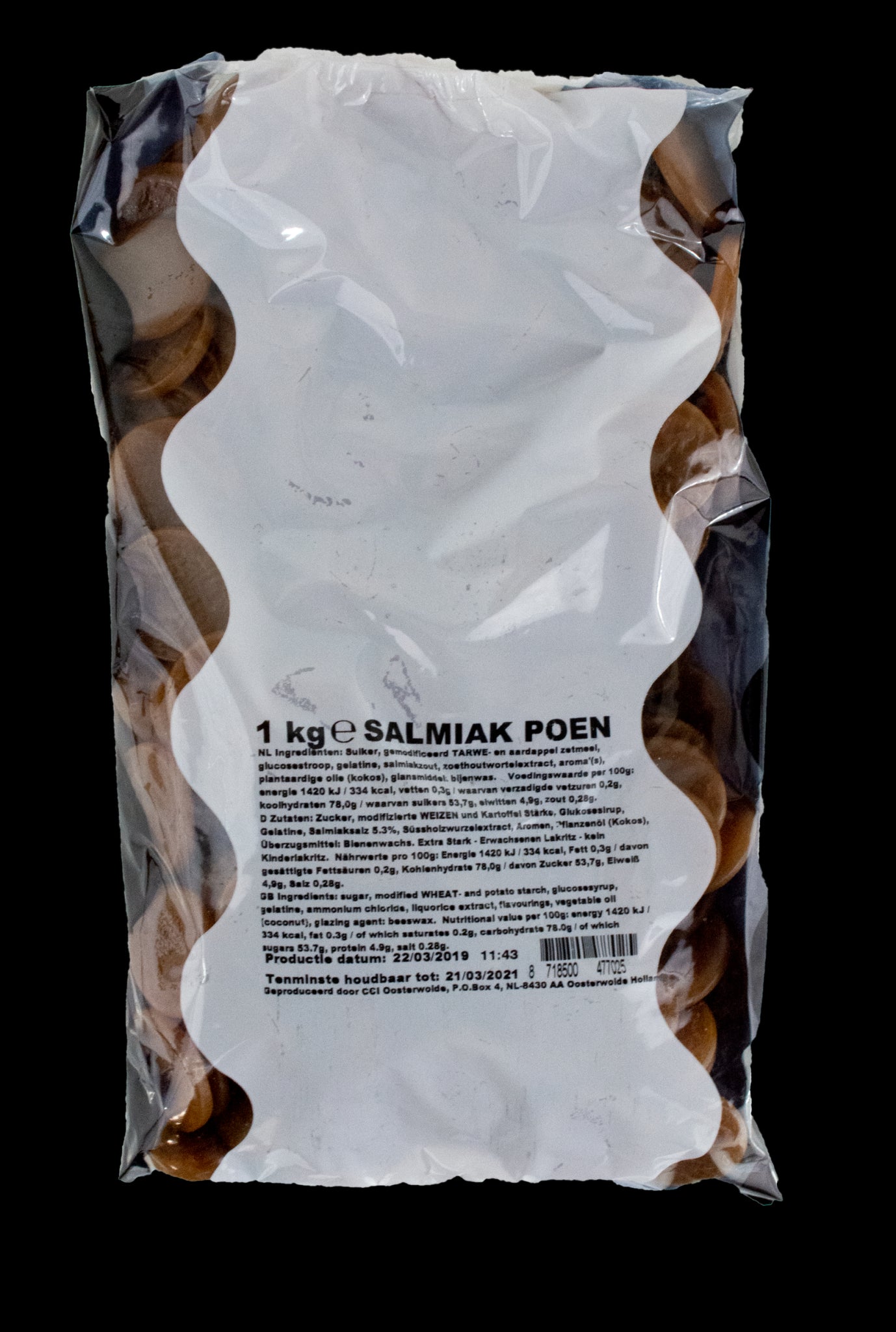 CCI Salmiak Poen (Coins) 1kg