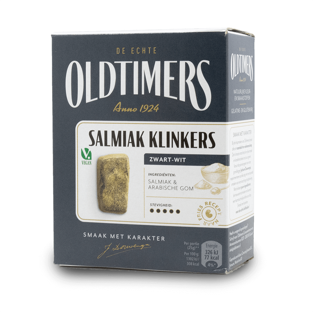 Oldtimers Salmiak Klinkers (Cobblestone) 185g