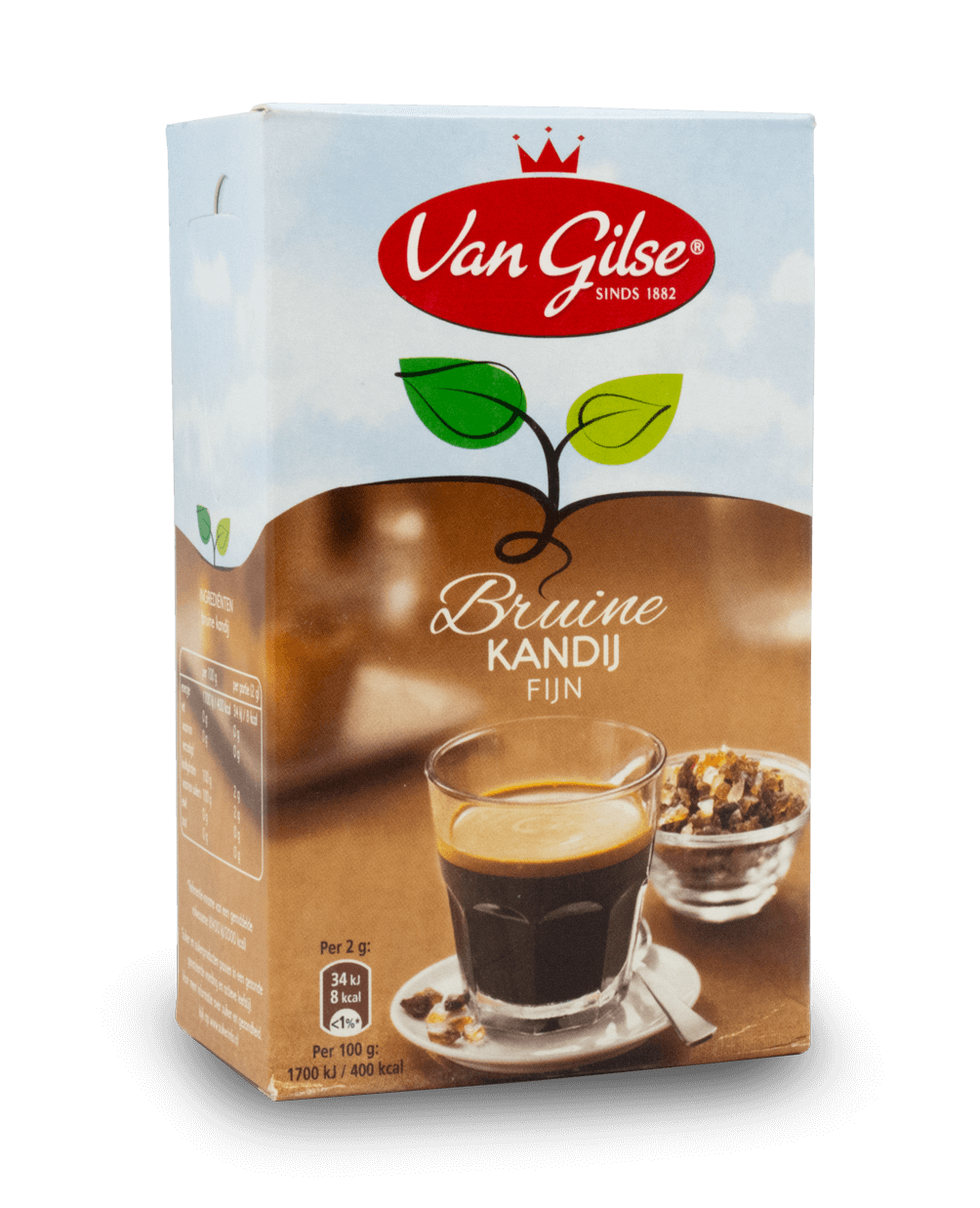 Van Gilse Fine Brown Candy Sugar (Kandij) 500g