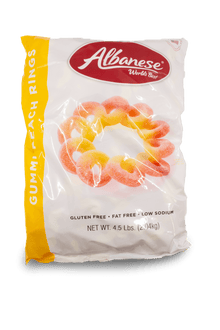 Albanese Gummi Peach Rings 2kg