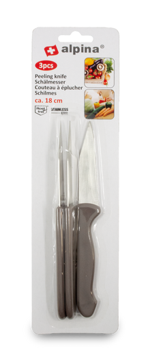 Alpina Peeling Knives 3pk