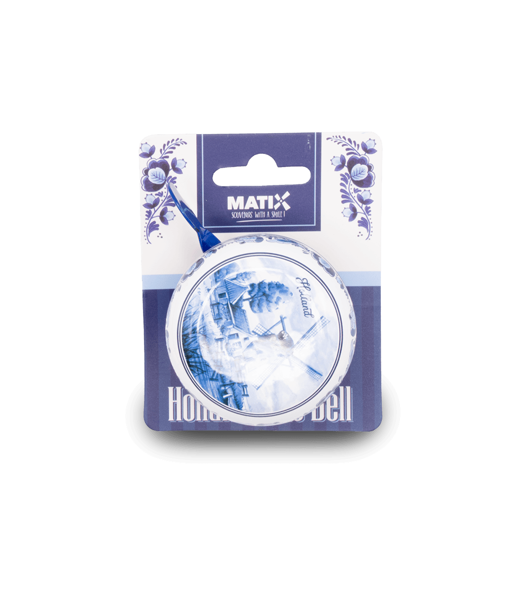 Bicycle Bell - Holland - Delft Blue