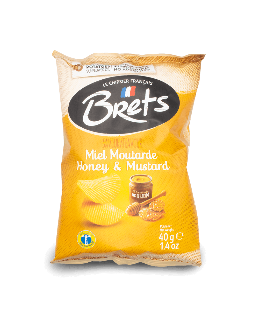 Bret's Honey Mustard Chips Snack Size 40g