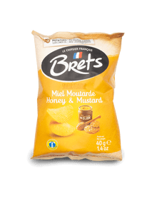Bret's Honey Mustard Chips Snack Size 40g