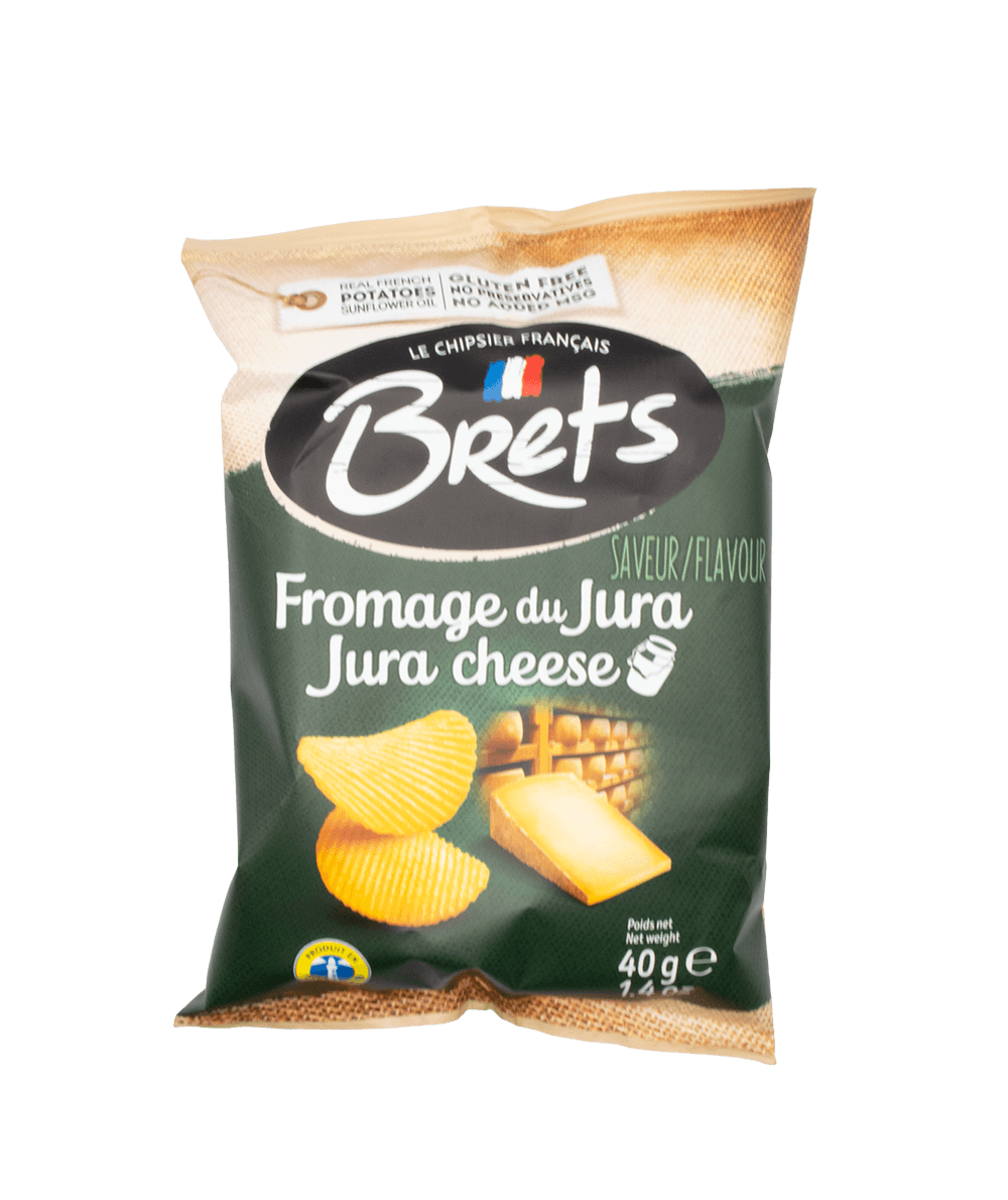 Bret's Jura Cheese Chips Snack Size 40g