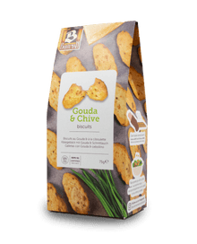 Buiteman Gouda & Chive Biscuits 75g