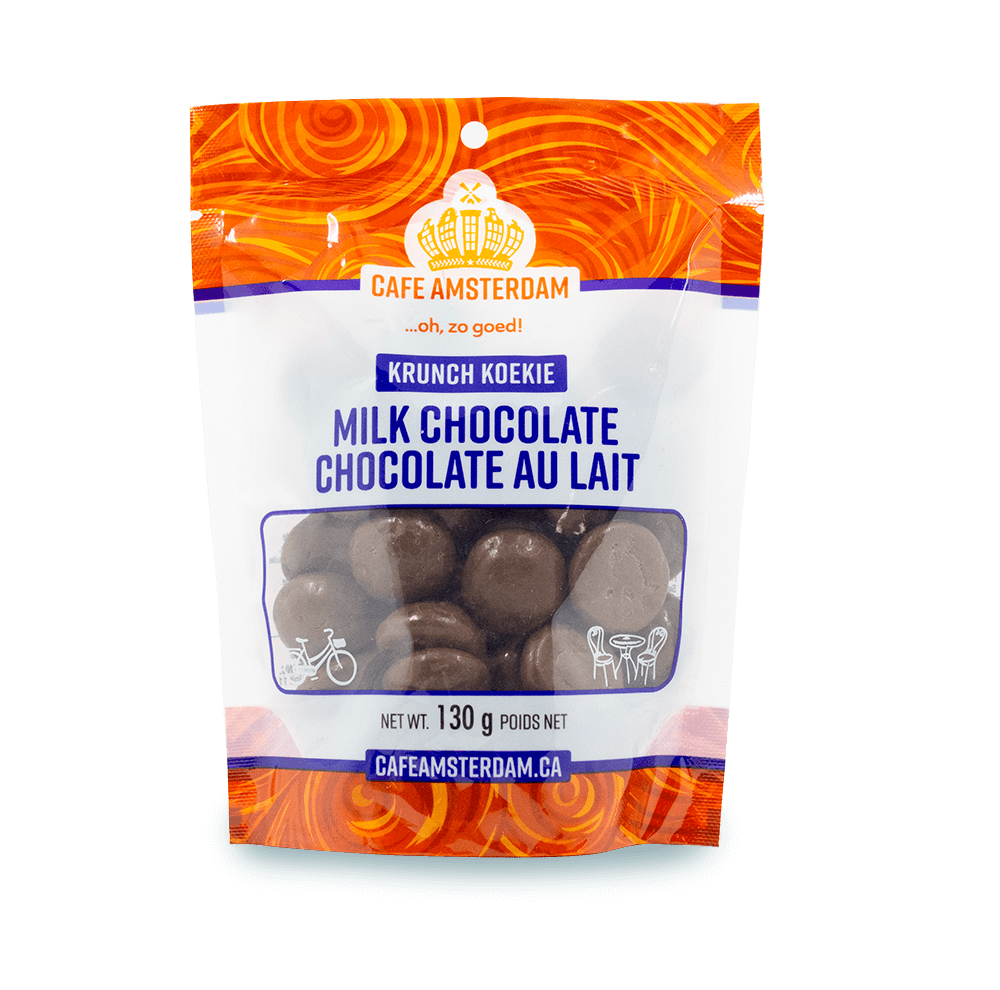 Cafe Amsterdam Krunch Koekie - Milk Chocolate 130g