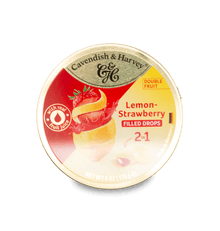 Cavendish & Harvey Lemon Strawberry Filled Drops 175g