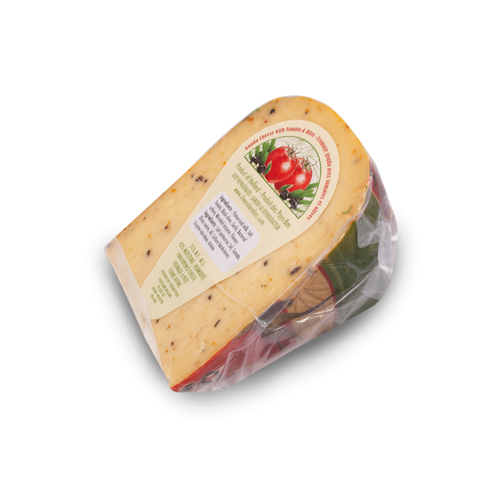 Cheeseland Gouda - Olive & Tomato Prepack 250g