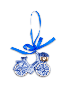 Christmas Ornament - Gold Bike