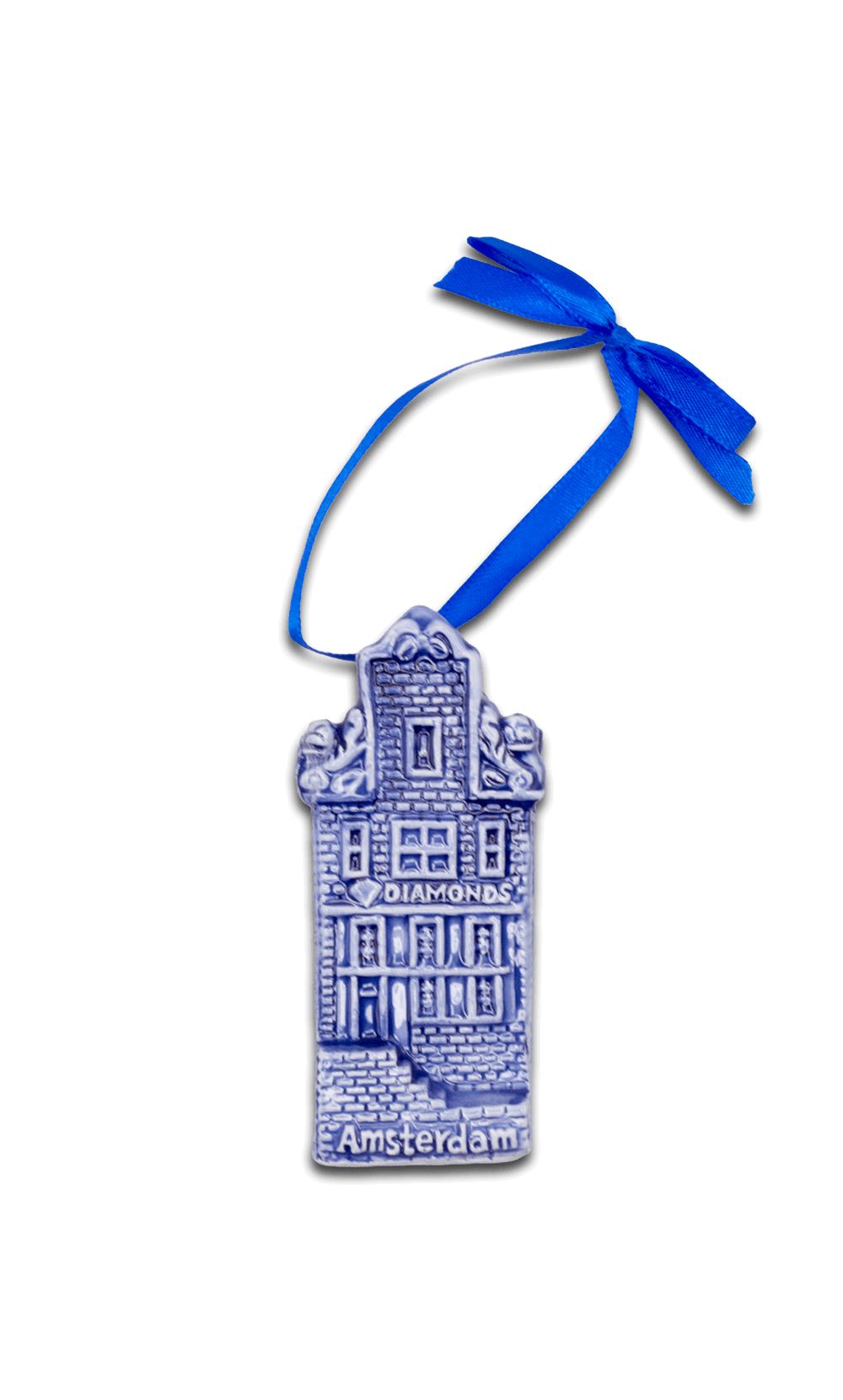 Christmas Ornament - Delft Blue Canal Houses
