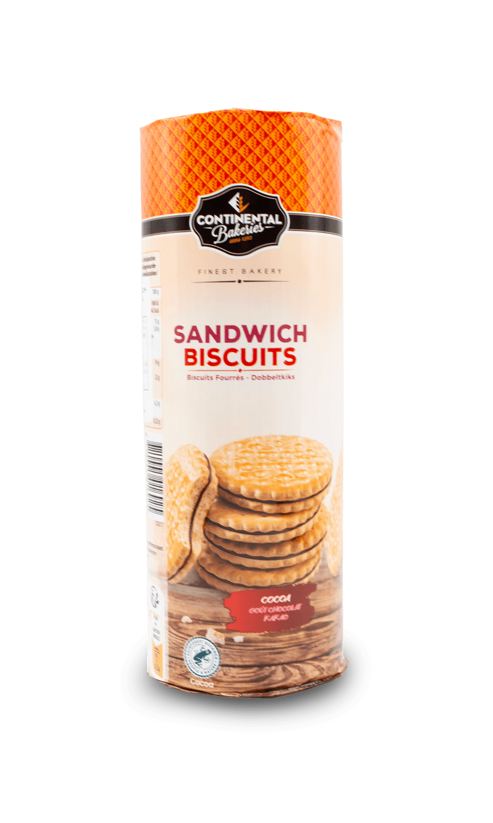 Continental Sandwich Cookies - Chocolate 300g
