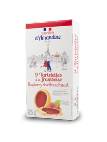 D'Amandine Raspberry Shortbread Cookies 125g