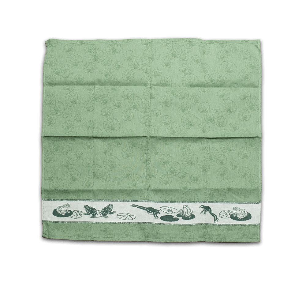 DDDDD Froggy Laurel Tea Towel