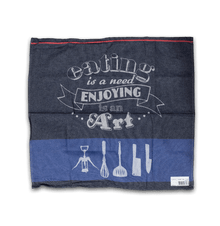 DDDDD Tea Towel - Enjoying Blue