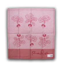 DDDDD Tea Towel - Radish Red