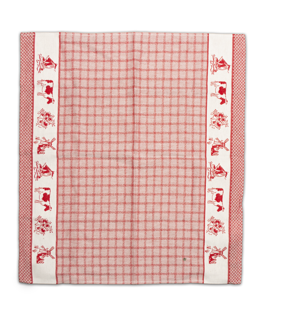 DDDDD Dutchie Red Tea Towel