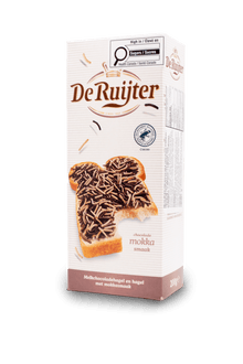 De Ruijter Chocolate Sprinkles - Mocha/Coffee Flavour 200g