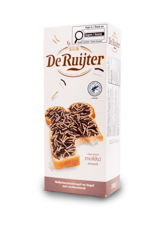 De Ruijter Chocolate Sprinkles - Mocha/Coffee Flavour 200g