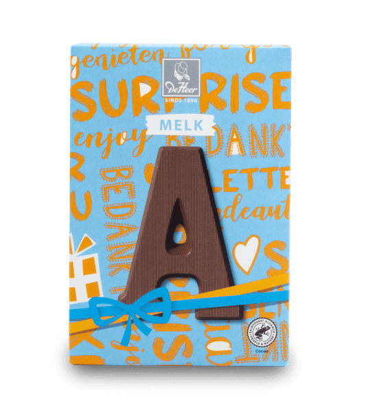 DeHeer Chocolate Letter 65g