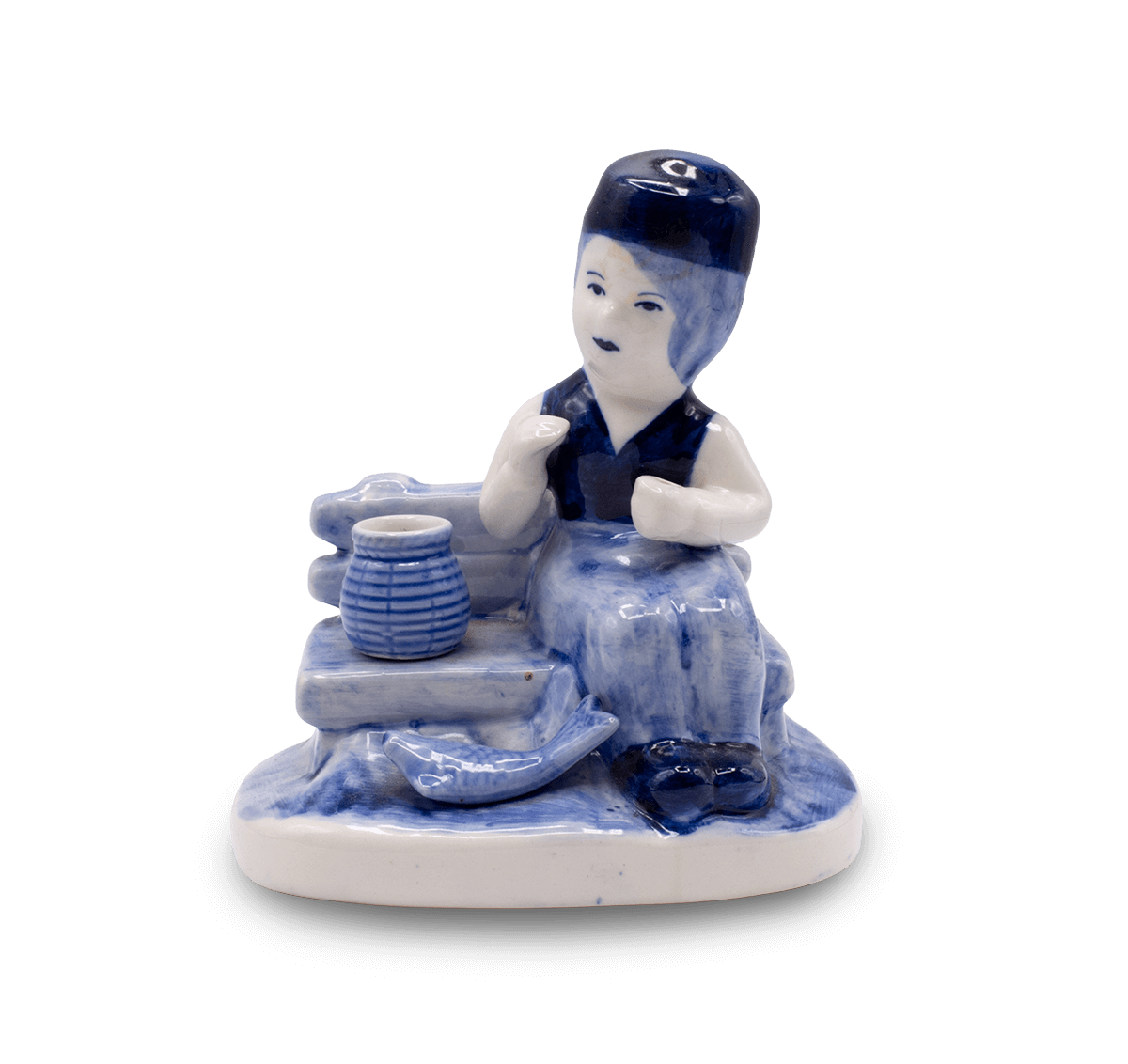 Delft Blue - Bench with Fish