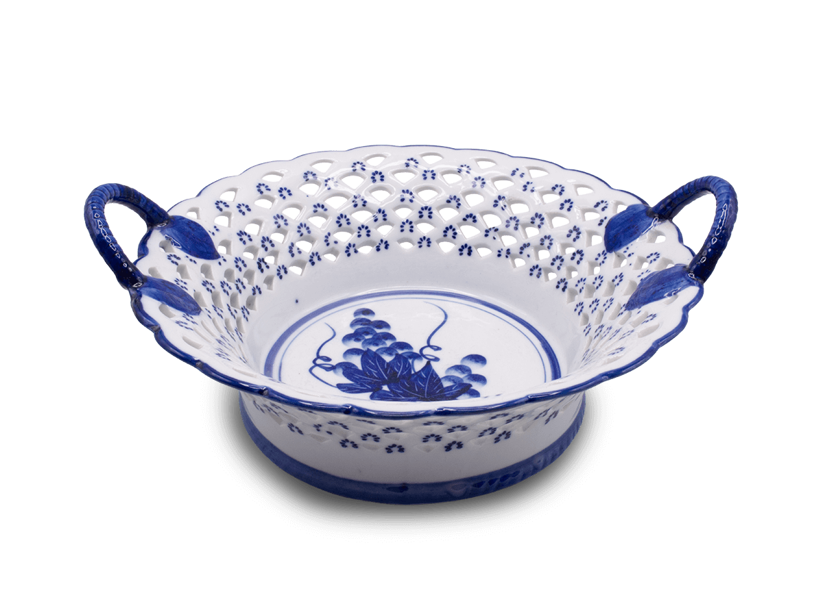 Delft Blue - Braided Medium Dish
