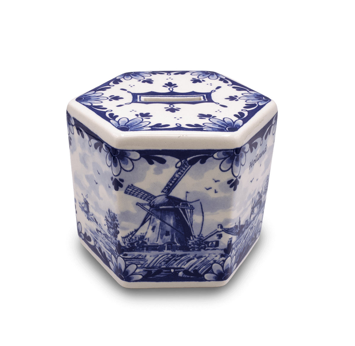 Delft Blue - Hex Coin Bank
