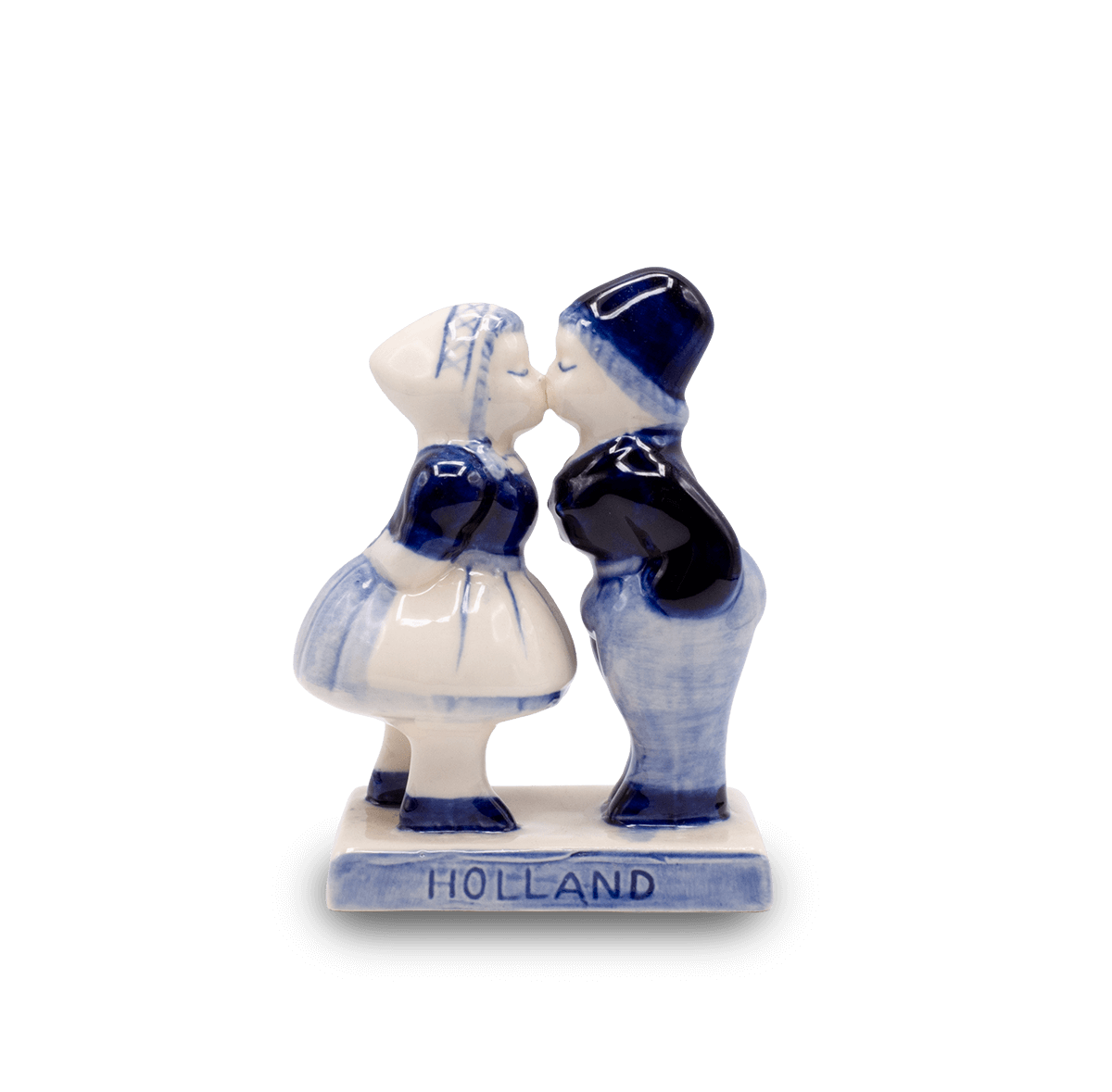 Delft Blue - Kissing Couple Statue - Large