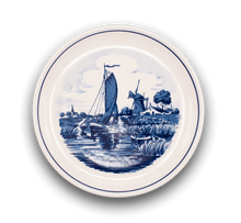 Delft Blue - Plate - Boat