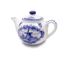 Delft Blue - Teapot - Windmill