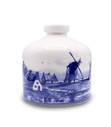 Delft Blue - Vase - Round Windmill