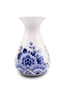 Delft Blue Vase - Flowers 14cm