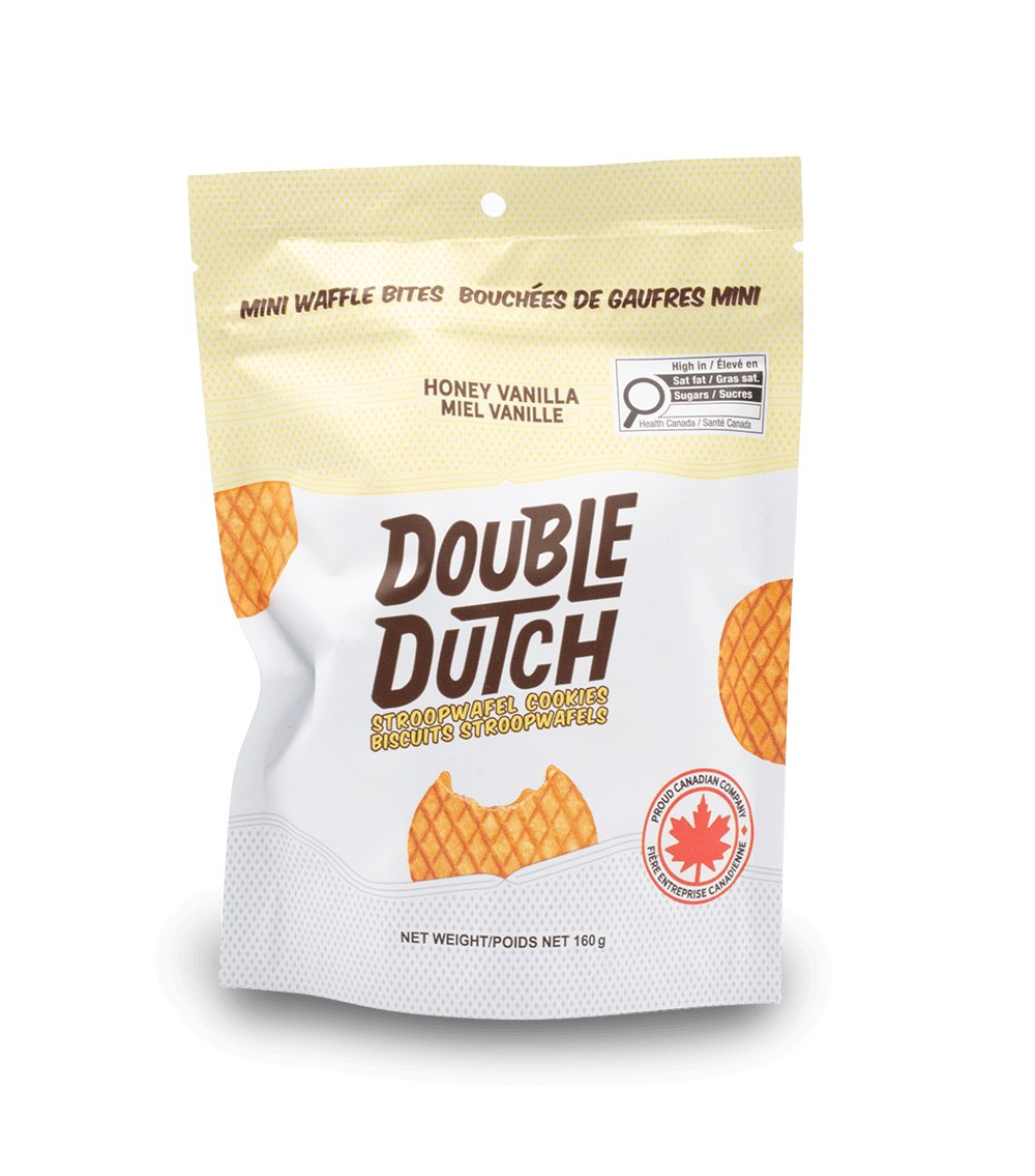 Double Dutch Mini Waffle Bites - Honey Vanilla 160g