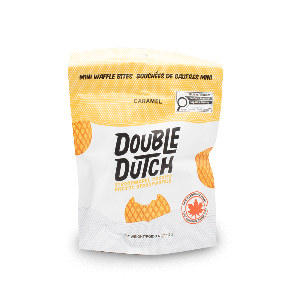 Double Dutch Mini Waffle Bites - Caramel 160g