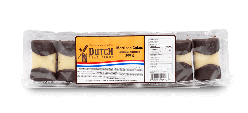 Dutch Traditions Marzipan Cakes 200g