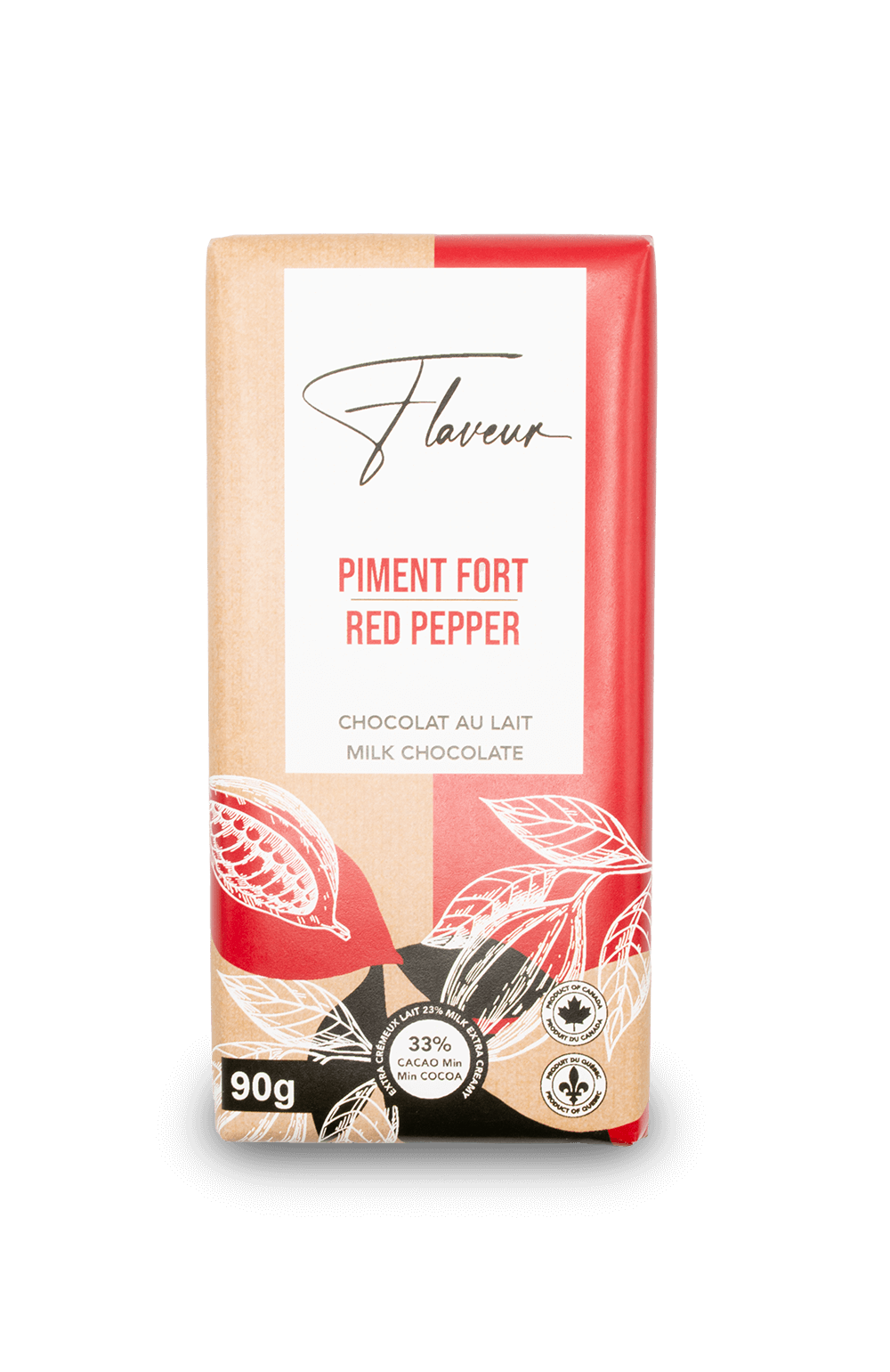 Flaveur Chocolate Bar - Red Pepper 90g