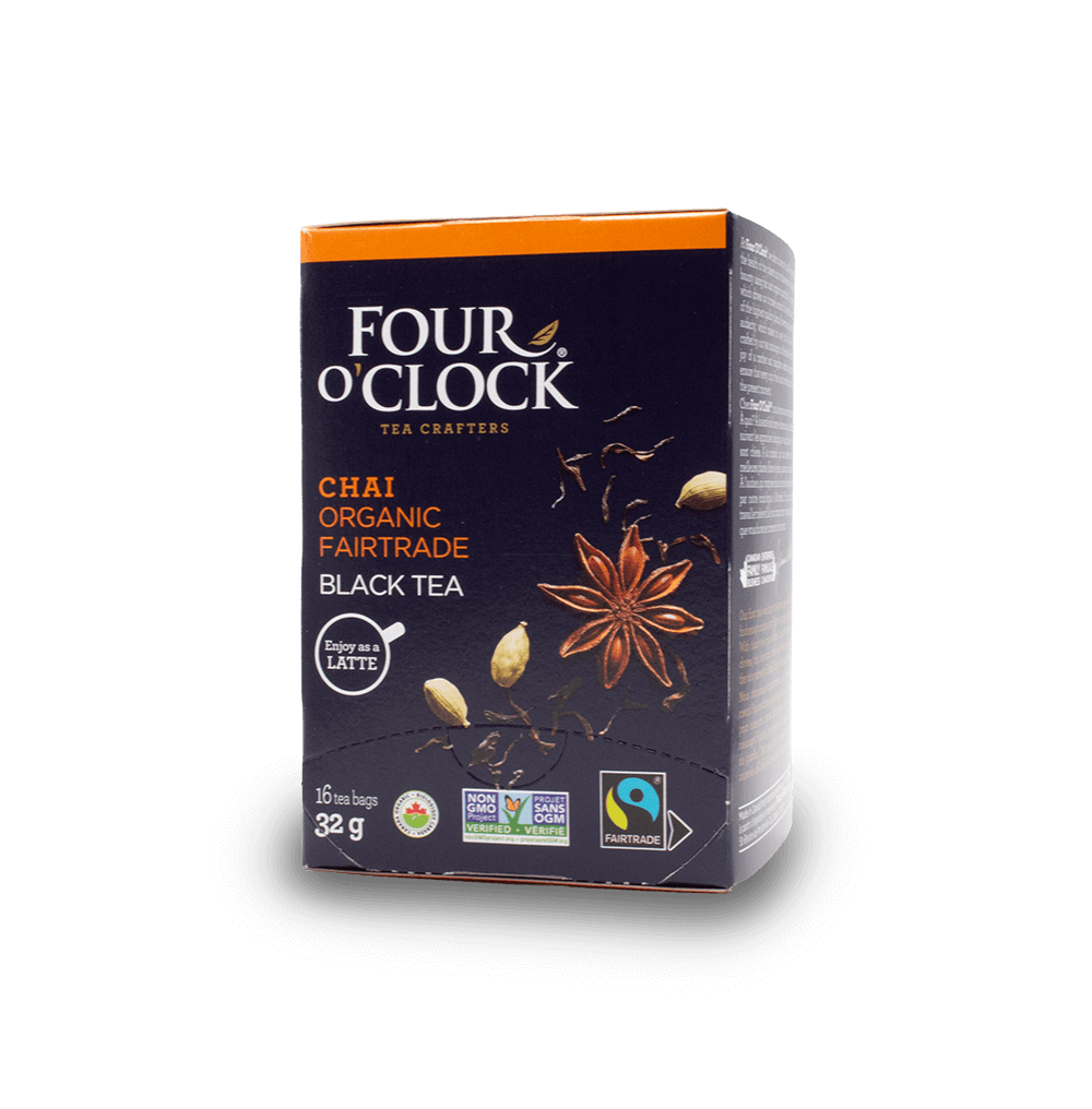Four O'Clock Tea - Organic Chai Black 20pk