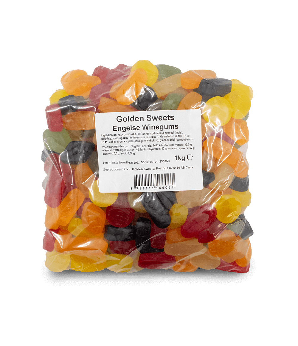 Golden Sweets Wine Gums 1kg