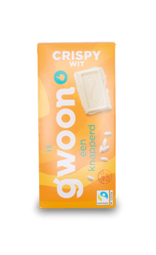 Gwoon Chocolate Bar - Crispy White 200g