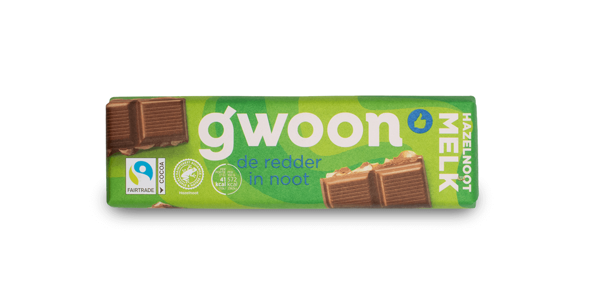 Gwoon Chocolate Bar - Hazelnut 100g