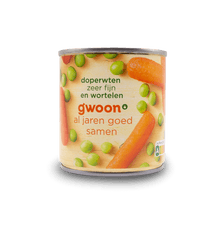 Gwoon Peas & Carrots in Tin 200g