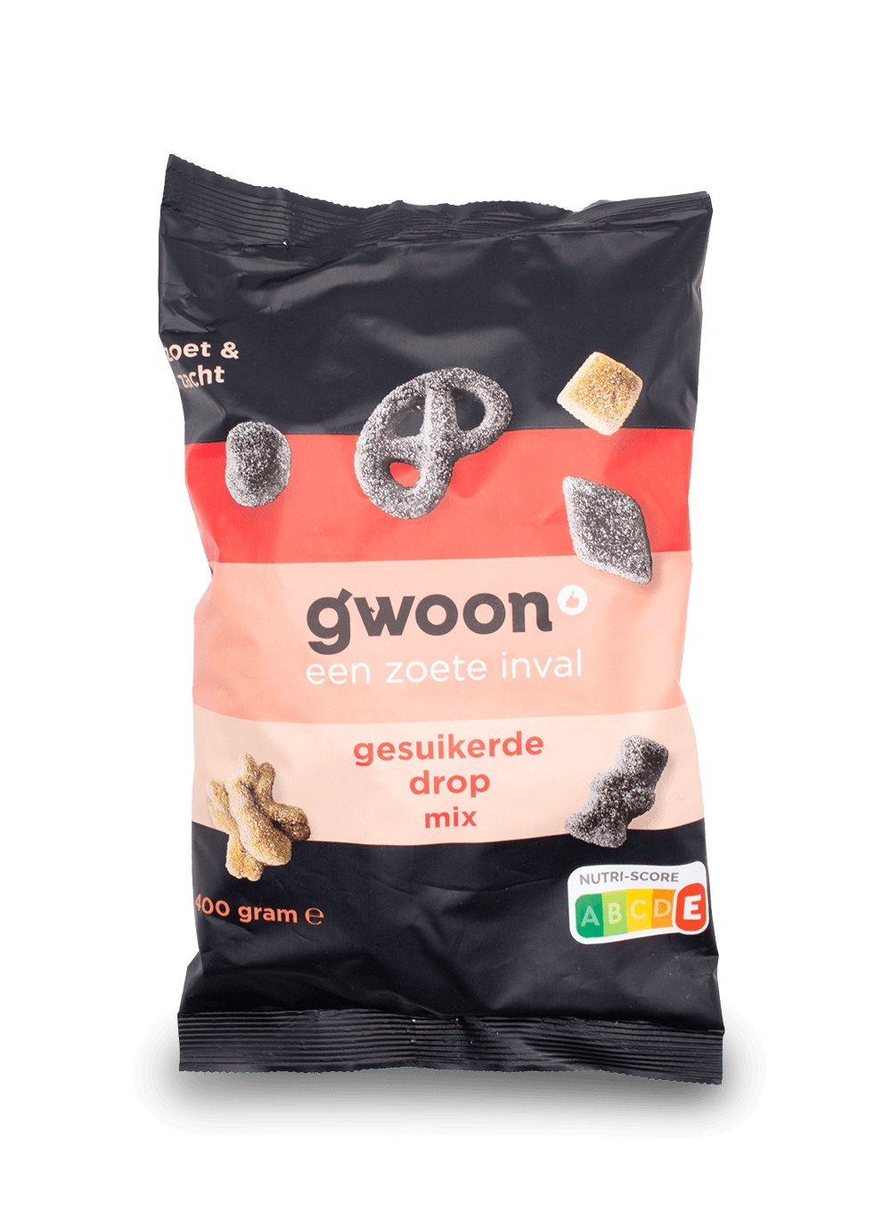 Gwoon Sugared Drop Mix Liquorice 400g