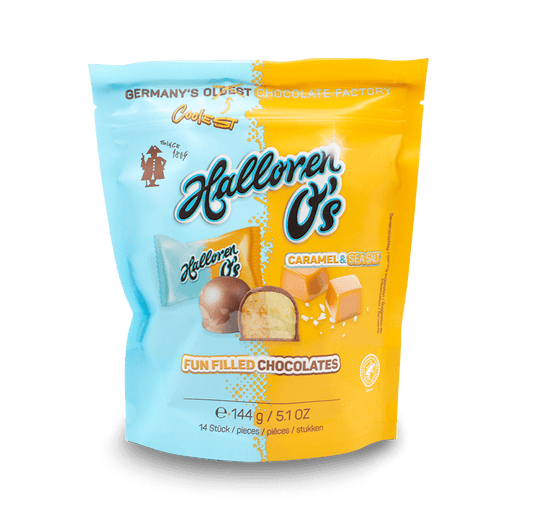 Halloren Chocolate O's - Caramel Sea Salt 114g