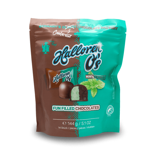 Halloren Chocolate O's - Mint Brownie 114g