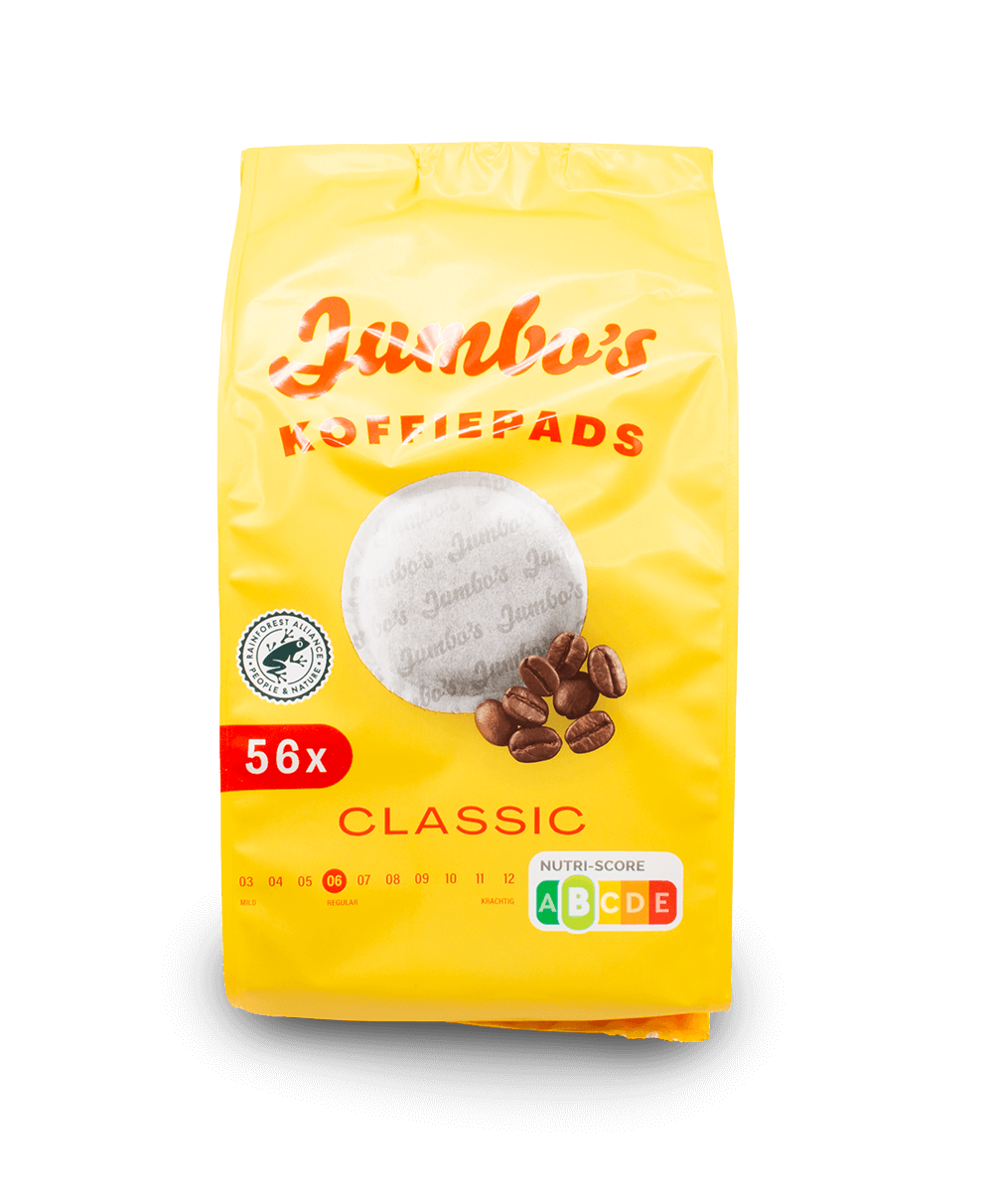 Jumbo Coffee Pods Classic 56pk